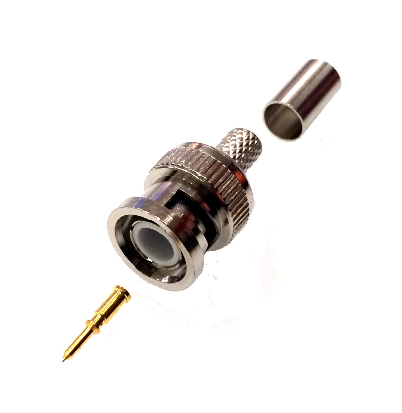 2.25 Male BNC Crimp Connector Tinkersphere