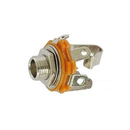 1/4" (6.35mm) Stereo Panel Mount Audio Jack