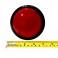 Big Dome Pushbutton - Red Illuminated 100mm