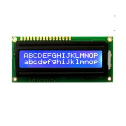 16x2 LCD Module (White Text / Blue Backlight)