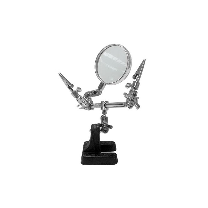 Helping Hand with Magnifying Glass