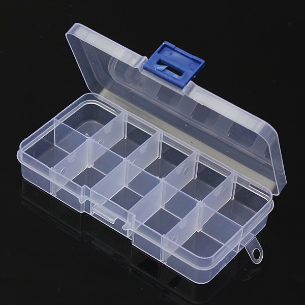 $4.49 - 10 Compartment Electronics Storage Box - Tinkersphere