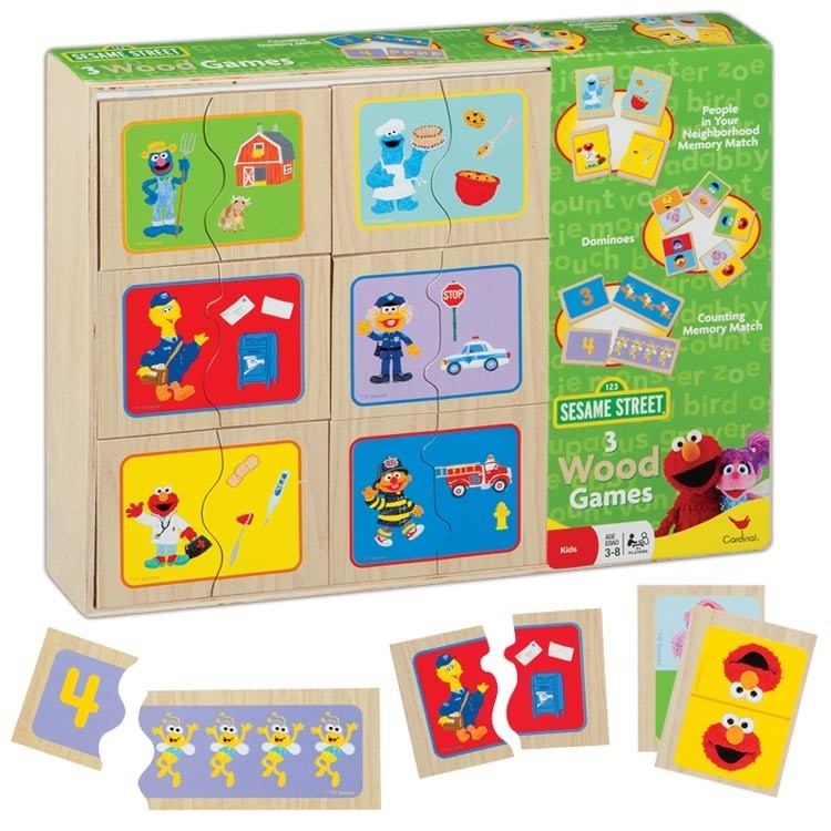 $12.99 - Sesame Street Wooden Box Set - Tinkersphere