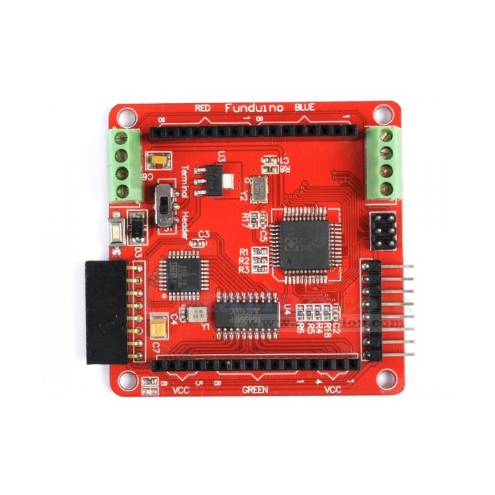 8x8 RGB LED Matrix Serial Control Board