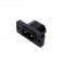 Male Power Connector: IEC 320 C8