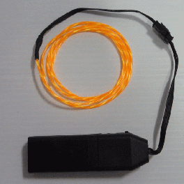EL Flowing Effect Wire with Inverter - Yellow