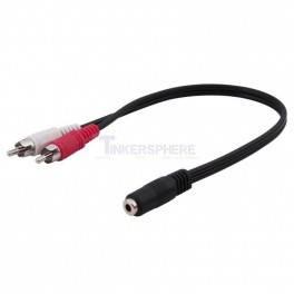 1/8" Stereo to RCA Adapter