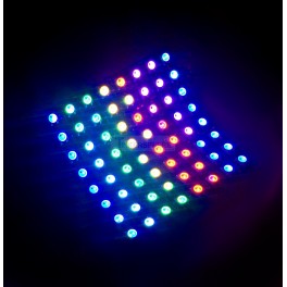 Flexible RGB LED Matrix 8x8