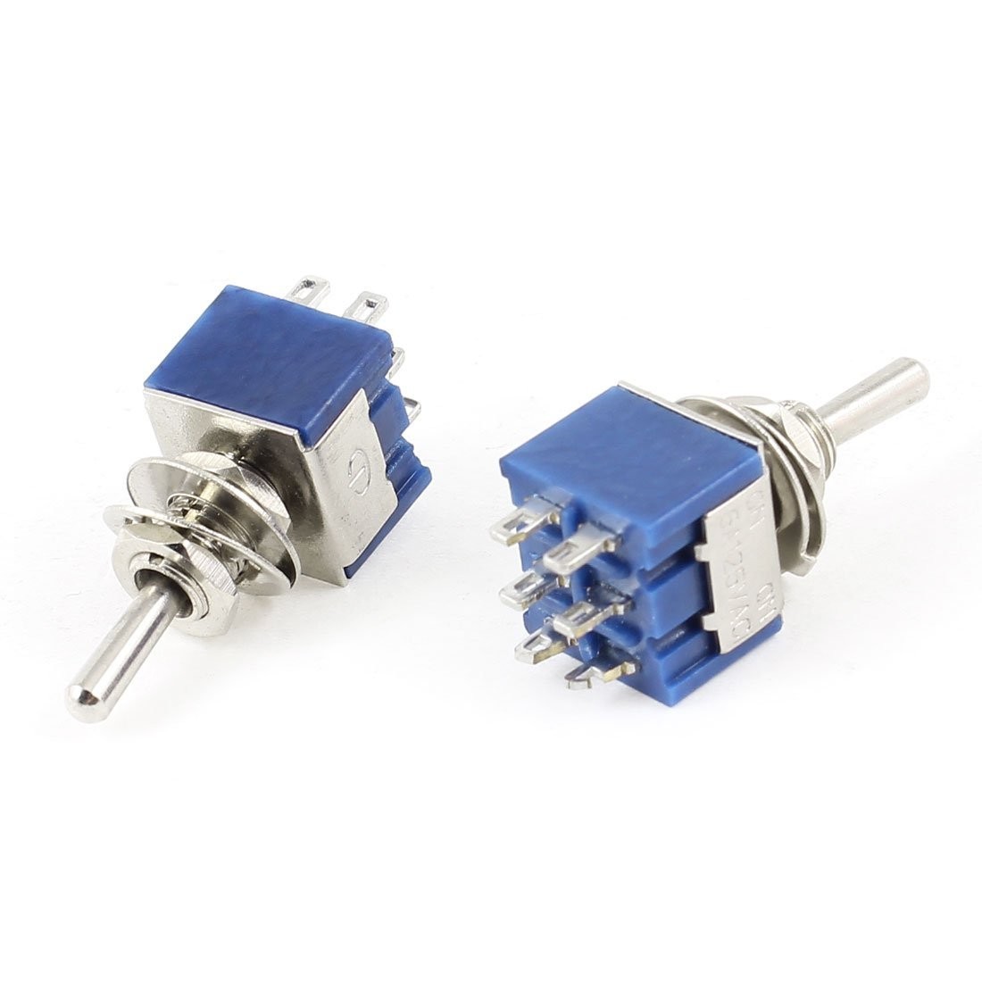 Details about   5PCS 6P Toggle Switch 6A 125VAC 6 Pin DPDT ON-ON Mini Toggle Switc Fad-wufe 