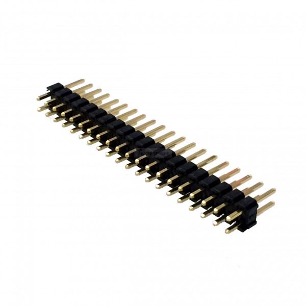 907n# black barrette average male 40 pin 2,54mm 2 to 25 pcs-arduino pin header