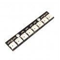 8 x WS2812 5050 RGB LED Stick with Integrated Drivers (Neopixel Compatible)