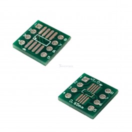 Dual SMT to DIP Breakout: SO-8 and SSOP8 to 8-pin DIP Adapter