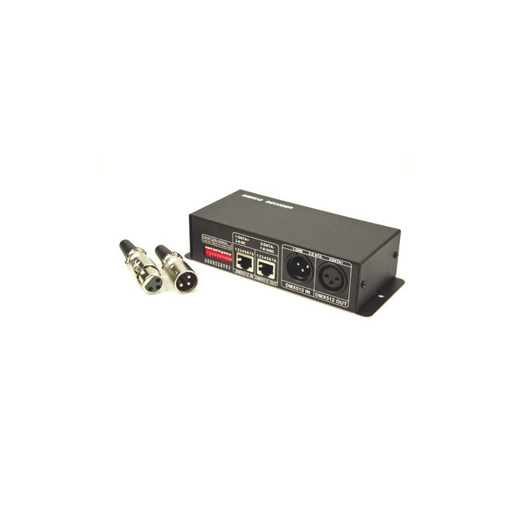 DMX 512 Decoder / Controller for RGB LED Strips