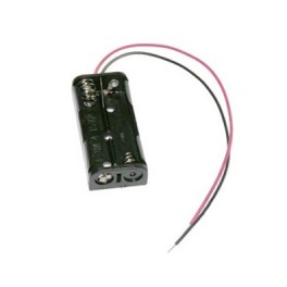 2 AAA Battery Holder with Wires