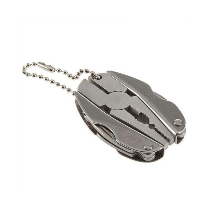 Round Multi Tool Pliers Keychain
