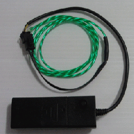 EL Flowing Effect Wire with Inverter - Green