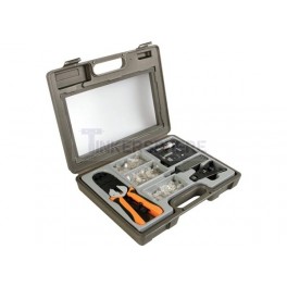 Crimping Tool Kit for Network Cables: 4P4C (RJ10), 6P4C (RJ11), 6P6C (RJ12), 8P8C (RJ45) Crimping Tool Kit for Network Cables: 4P4C (RJ10), 6P4C (RJ11), 6P6C (RJ12), 8P8C (RJ45)