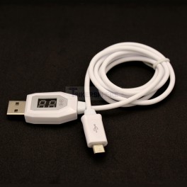 Micro USB Cable with Voltage and Current Display