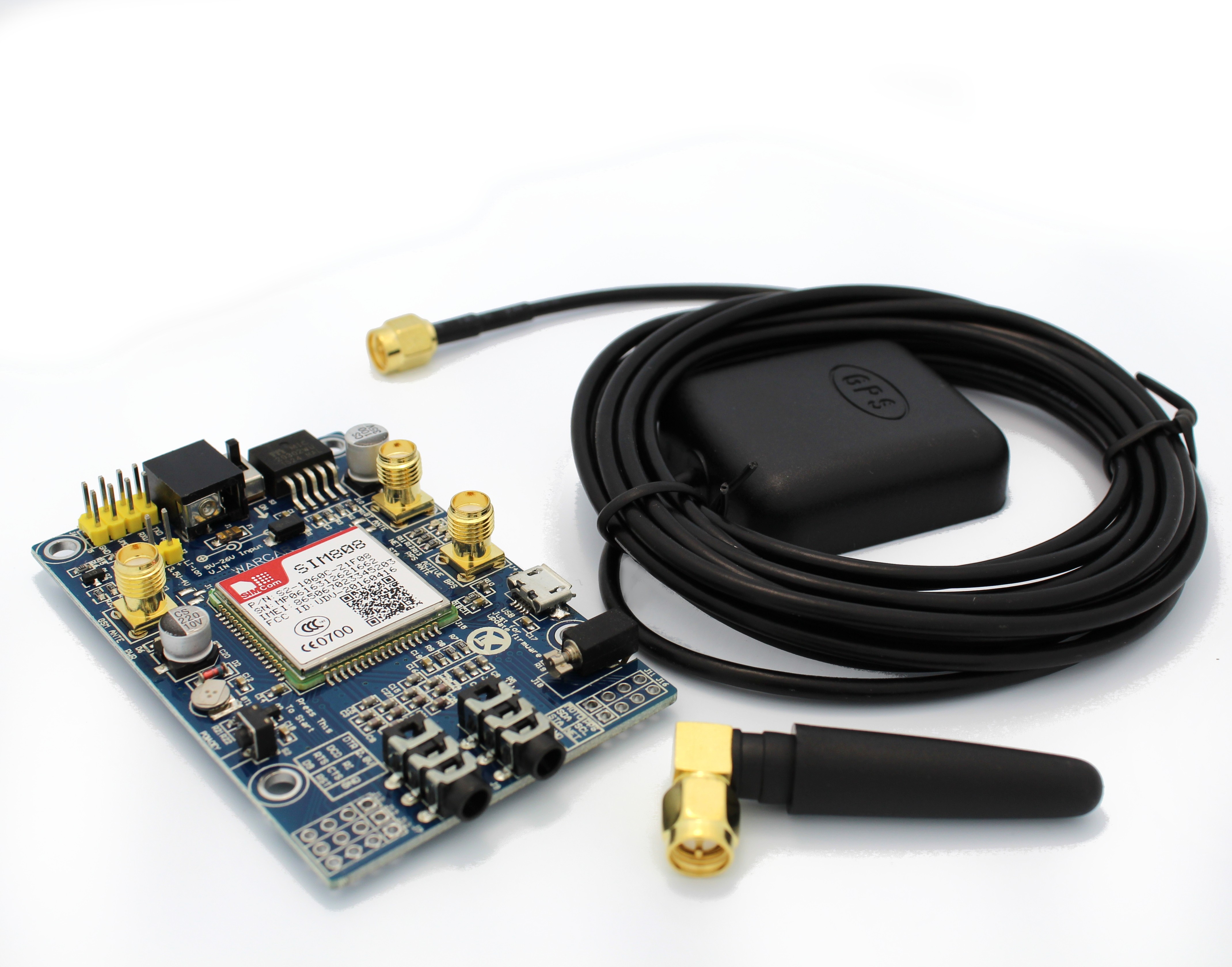 $59.99 - SIM808 GSM/GPRS & GPS Module (Raspberry Pi & Arduino ...