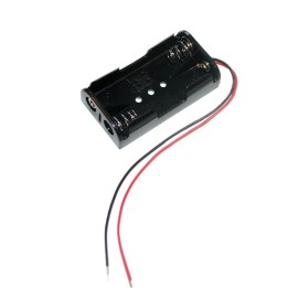 2 AA Battery Holder with Wires