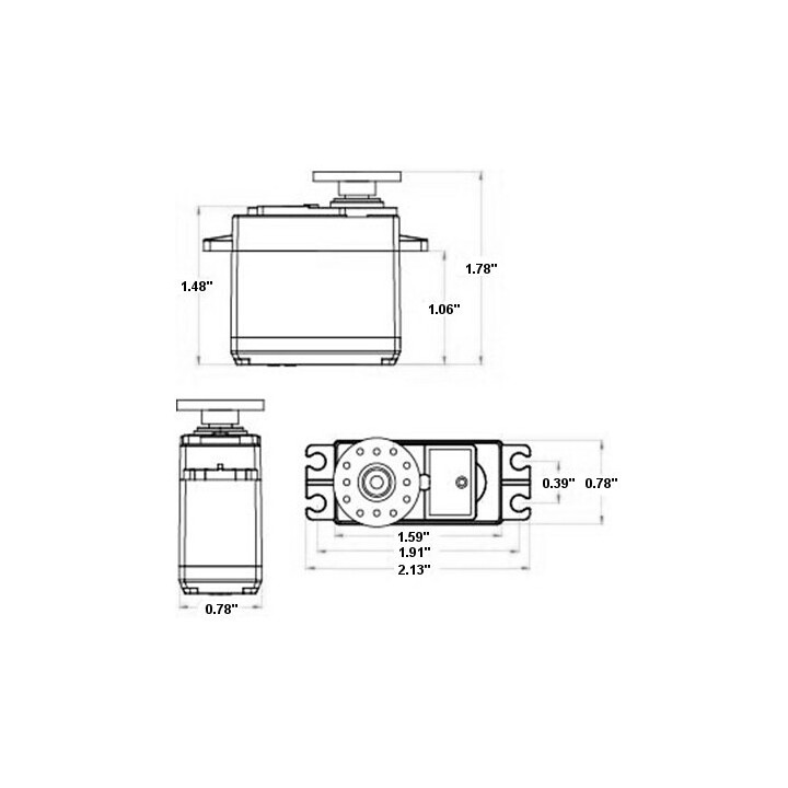 Metal Gear Servo 15kg / 4.8-7.2V