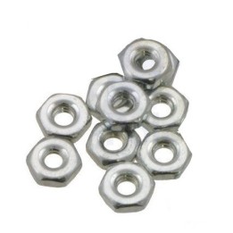 2-56 x 3/16" x 1/16" Hex Machine Screw Nuts (10pk)