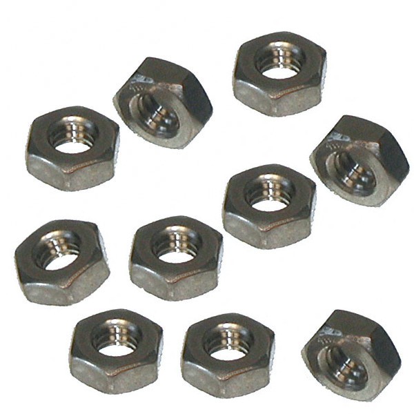 2.49 632 x 5/16" x 7/64" Hex Machine Screw Nuts (10pk) Tinkersphere