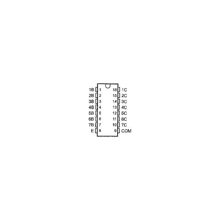 Darlington Transistor Array 5V Input : ULN2003 (Arduino Compatible)