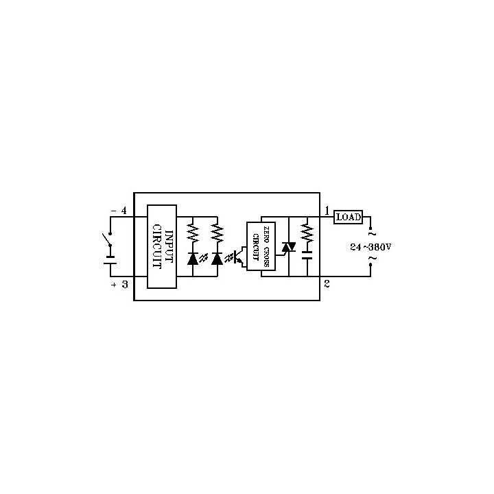 Solid State Relay 25A (3-32V DC Input)