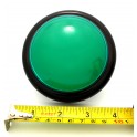 Big Dome Pushbutton - Green lluminated 100mm