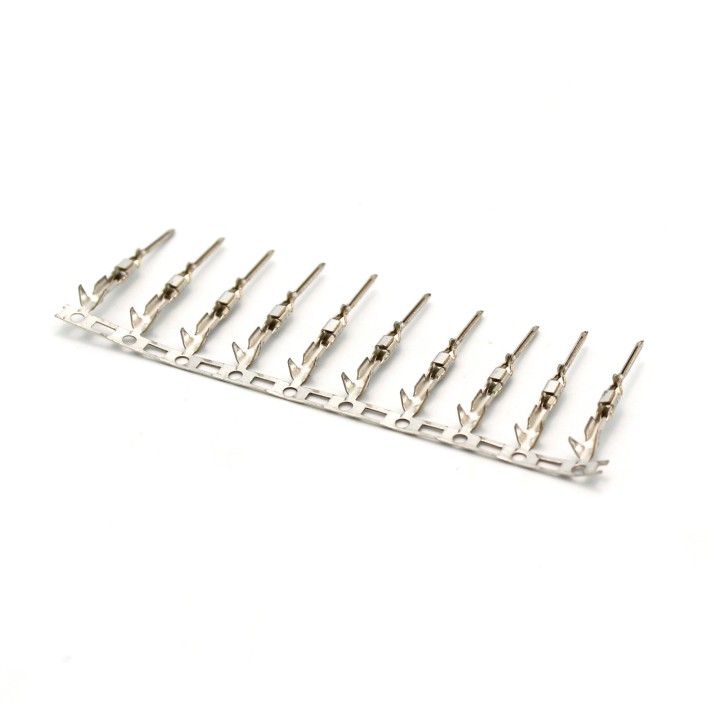 Male Jumper Wire Crimp Connector for Breadboards (10 pack)