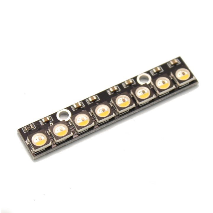 8 x 5050 RGBW LED Stick - Natural White 4500K (Neopixel Compatible)