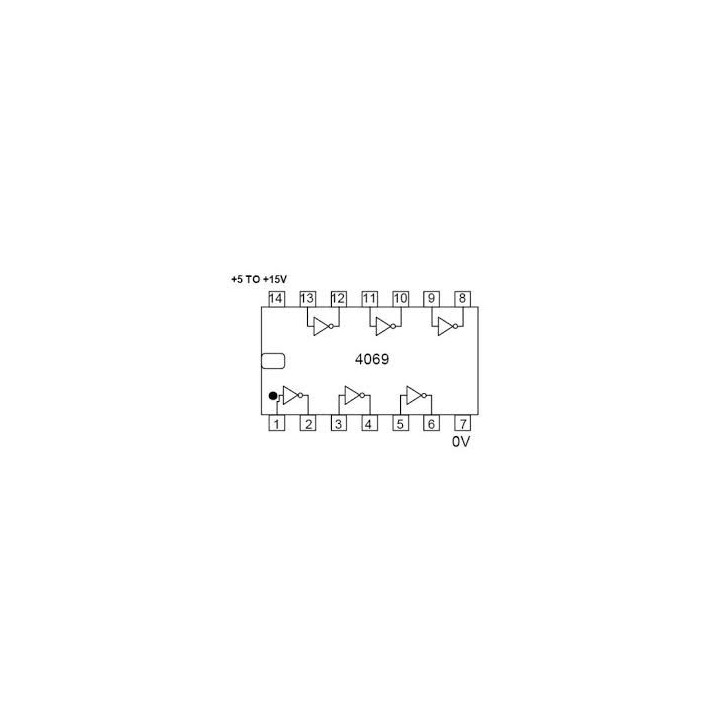 Hex Inverter: CD4069BE