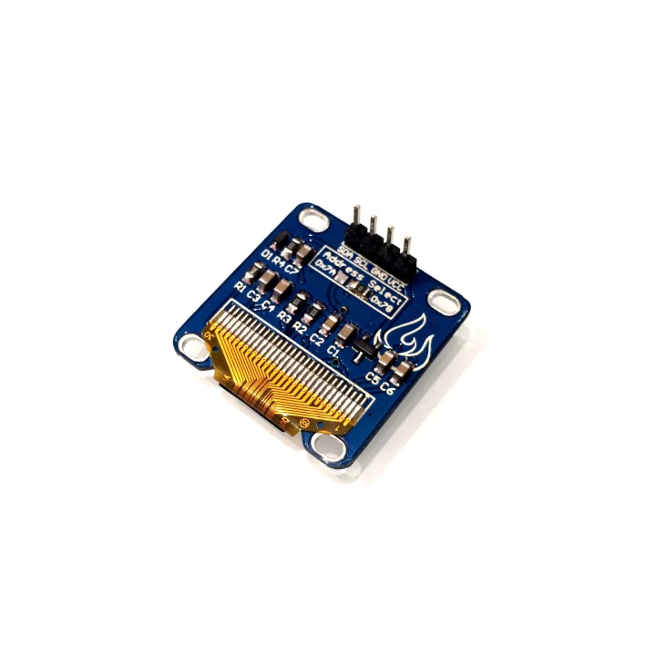 Yellow & Blue OLED Module (Soldered)