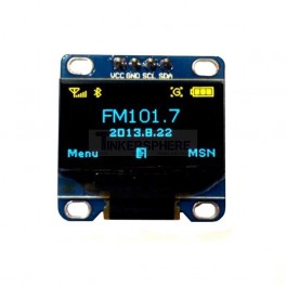 Yellow & Blue OLED Module (Soldered)
