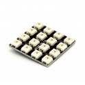 16 x WS2812 5050 RGB LED Square with Integrated Drivers (Neopixel Compatible)