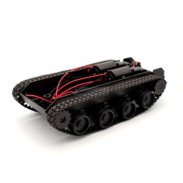 Tank Robot Chassis with Motors and Battery Compartment