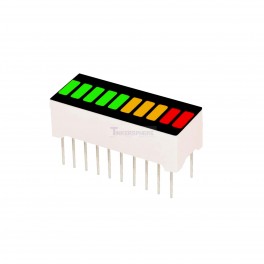 LED Bar Graph: Red Yellow Green