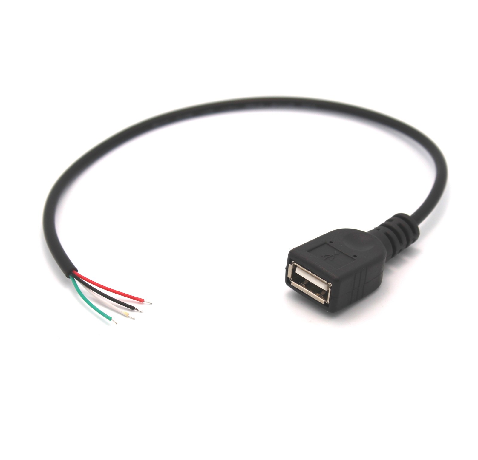 Groet voetstappen versneller $3.49 - Female USB Port with Wire Leads - Tinkersphere