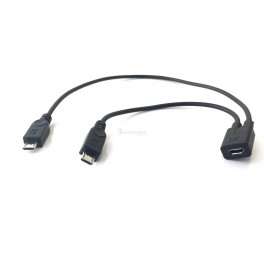 Micro USB Splitter Cable