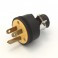 Male Edison Connector - 3 Prong Grounded Power