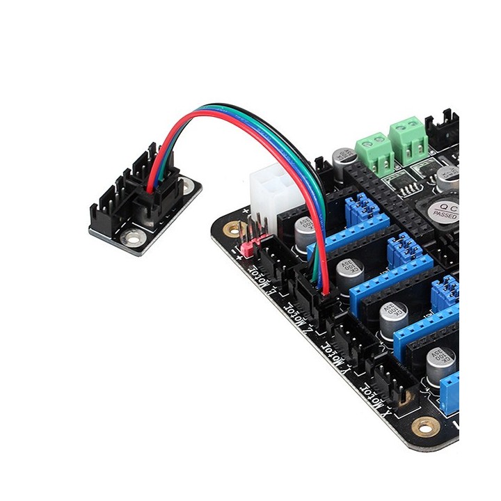 3D Printer Stepper Motor Parallel Module with W Cable for Double Z Axis Dual Z Motors