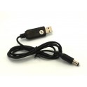 5V to 9V Boost Converter USB to DC 5.5x2.1mm Cable