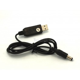 5V to 9V Boost Converter USB to DC 5.5x2.1mm Cable
