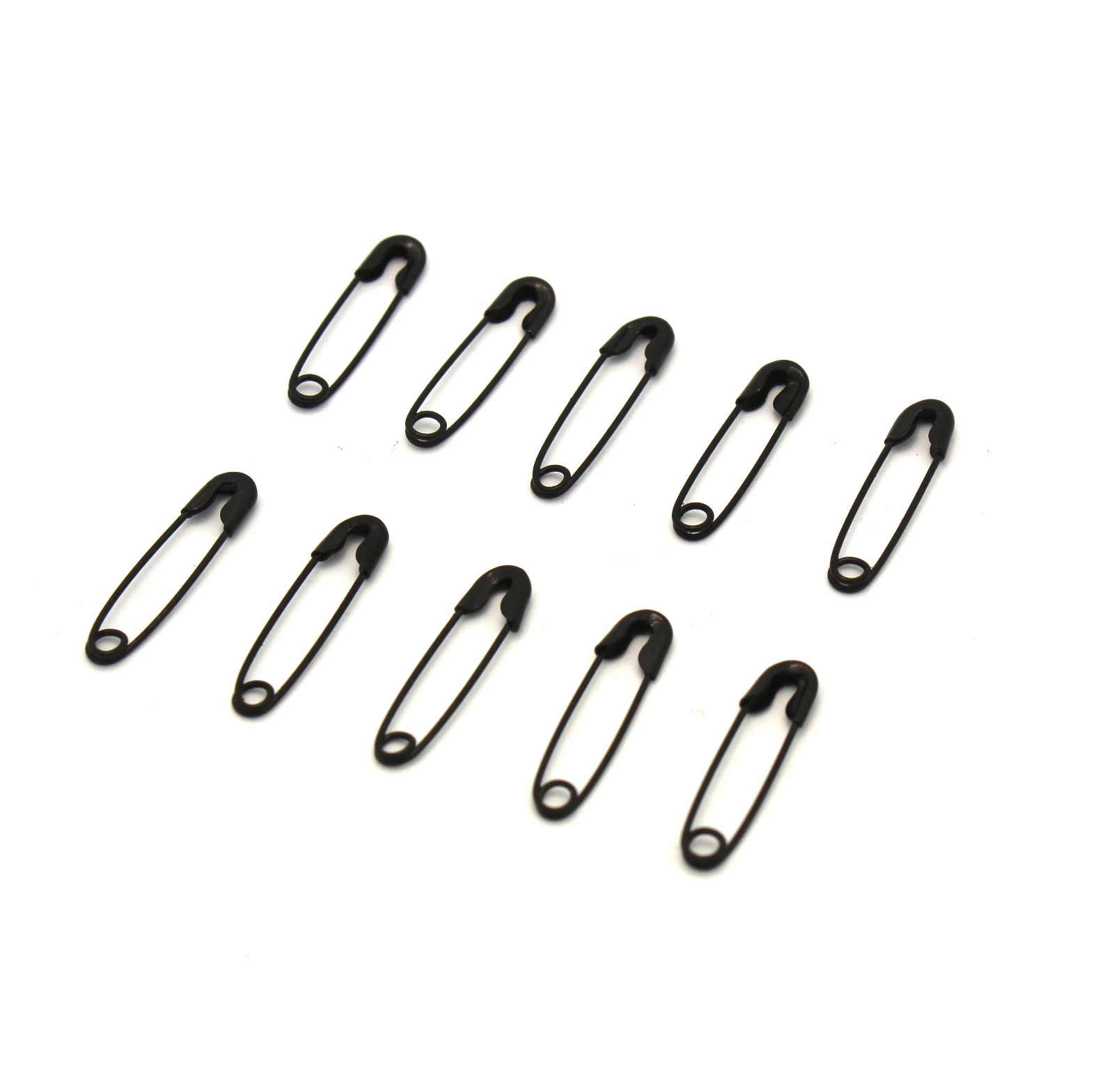 $1.49 - Black Safety Pins (10 pack) - Tinkersphere