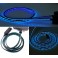 Black with Blue Strip Trickle Flowing Micro USB Charging Cable