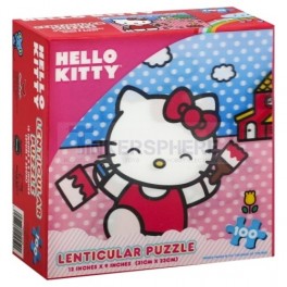 Jogos de puzzles brilhantemente coloridos Kitty para adultos e