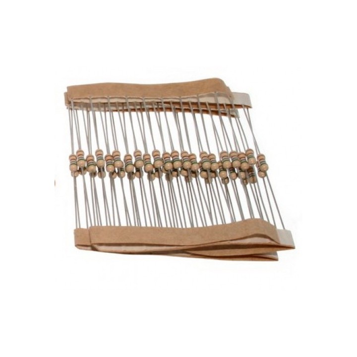 Resistor Value Pack: 480pc 1/4W 5%