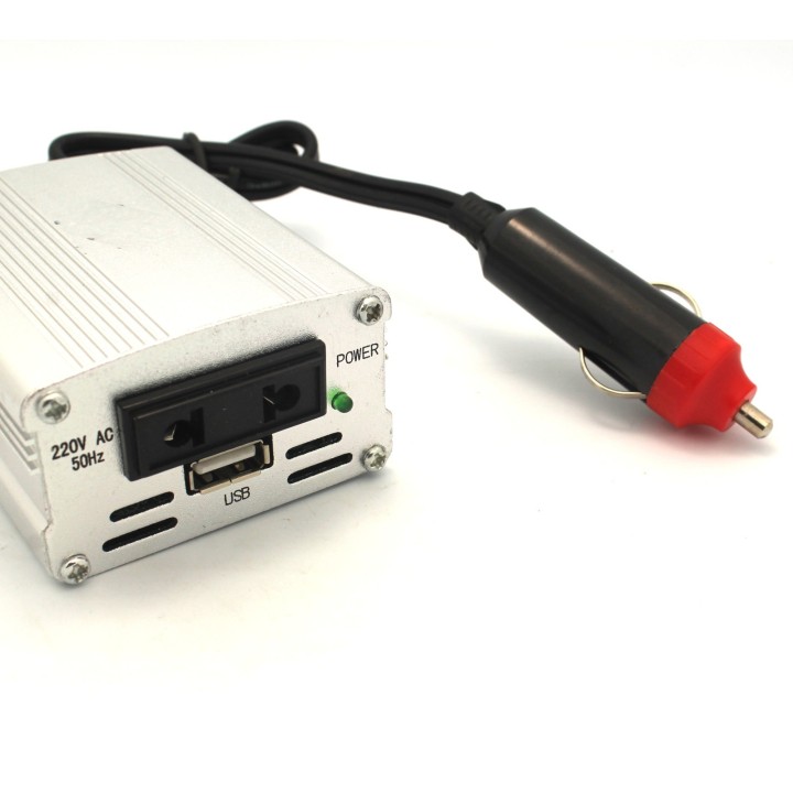 300W Cigarette Lighter to Outlet Adapter 12V to 110VAC