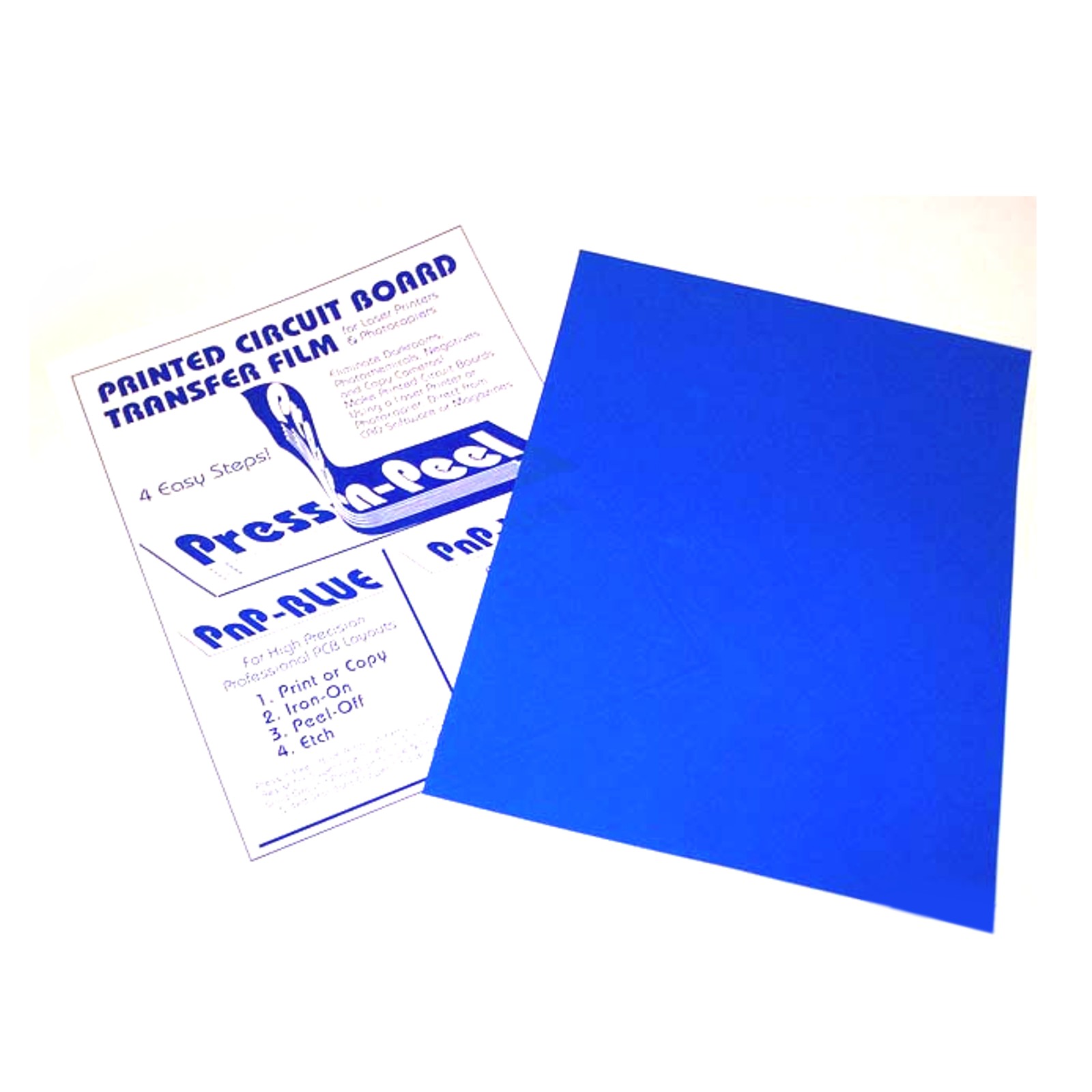 5 x  Press-n-Peel Blue PCB Transfer Paper Film Etch Printed Circuit Boards